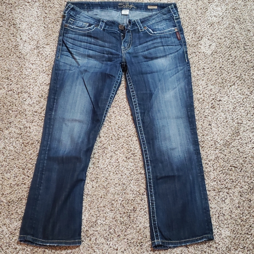 Silver jeans Santorini capris size 32